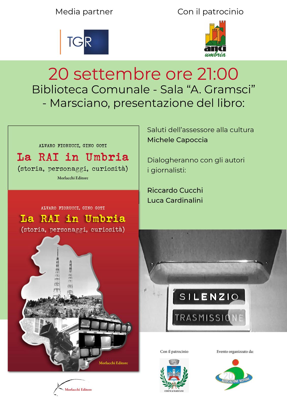 A Marsciano la presentazione del libro “La Rai in Umbria” 